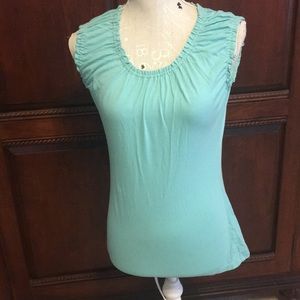 NWOT Ann Taylor Mint Green Cap Sleeve Top SP